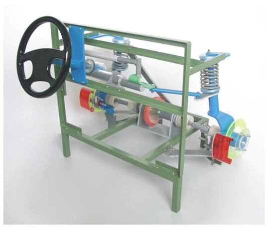 桑塔納前橋與前懸架總成模型