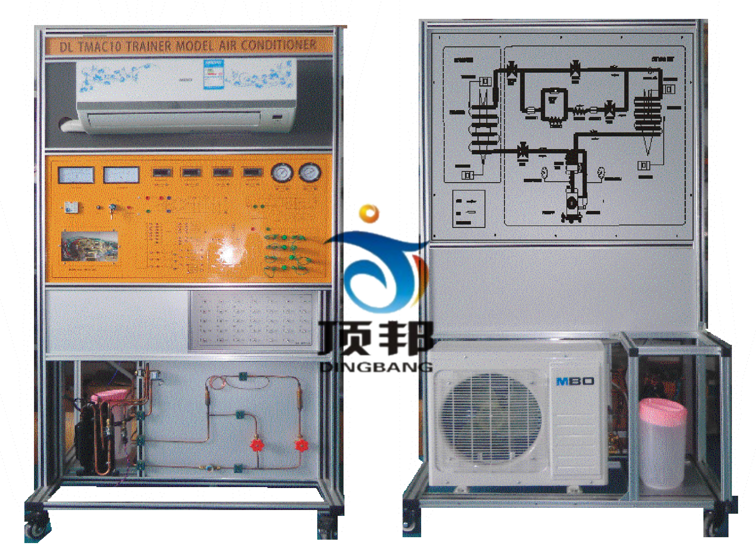 空調(diào)制冷制熱實訓(xùn)考核裝置