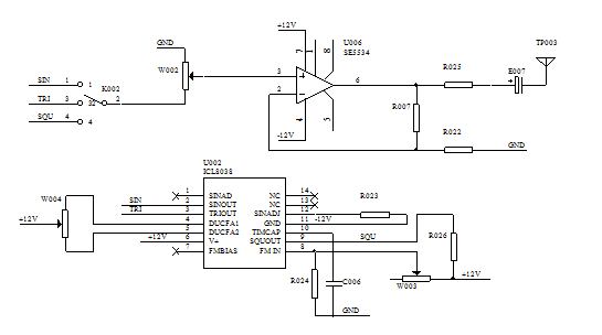 非同步正弦波信號(hào)發(fā)生器電路圖
