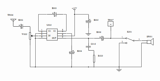 音頻功放電原理圖