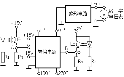 光電傳感器實驗原理圖
