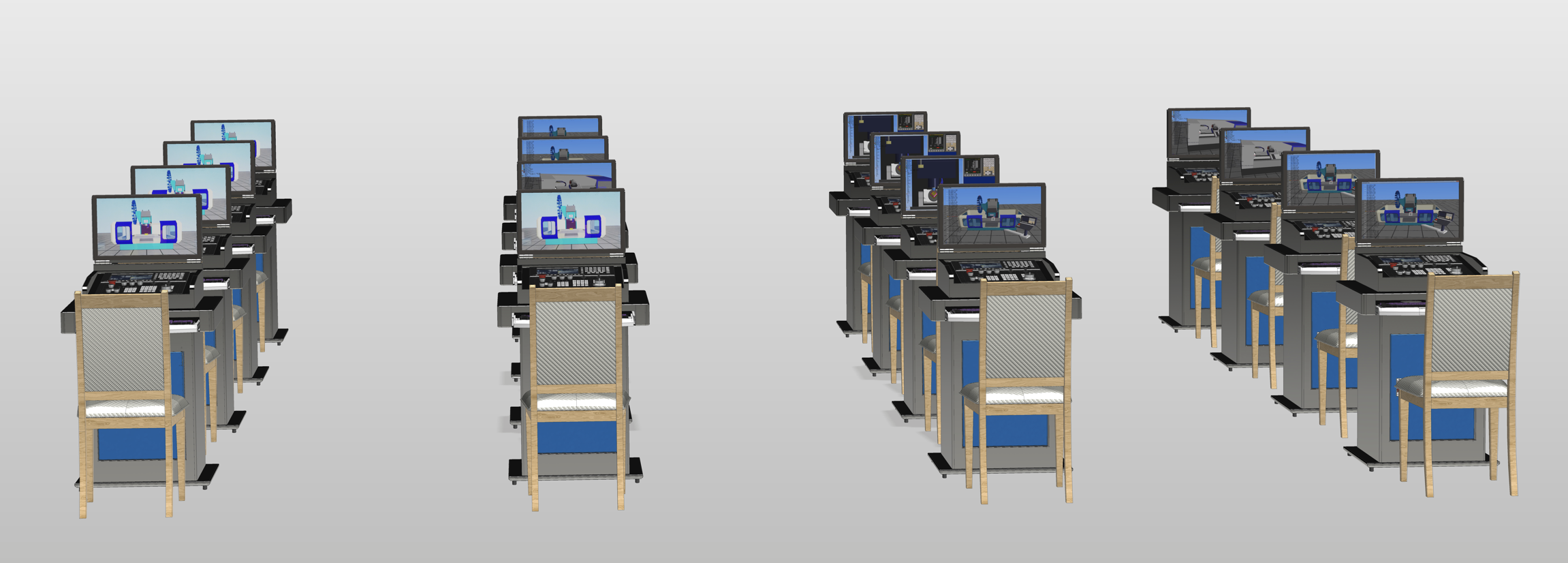 多系統(tǒng)數(shù)控理實一體化實訓(xùn)平臺