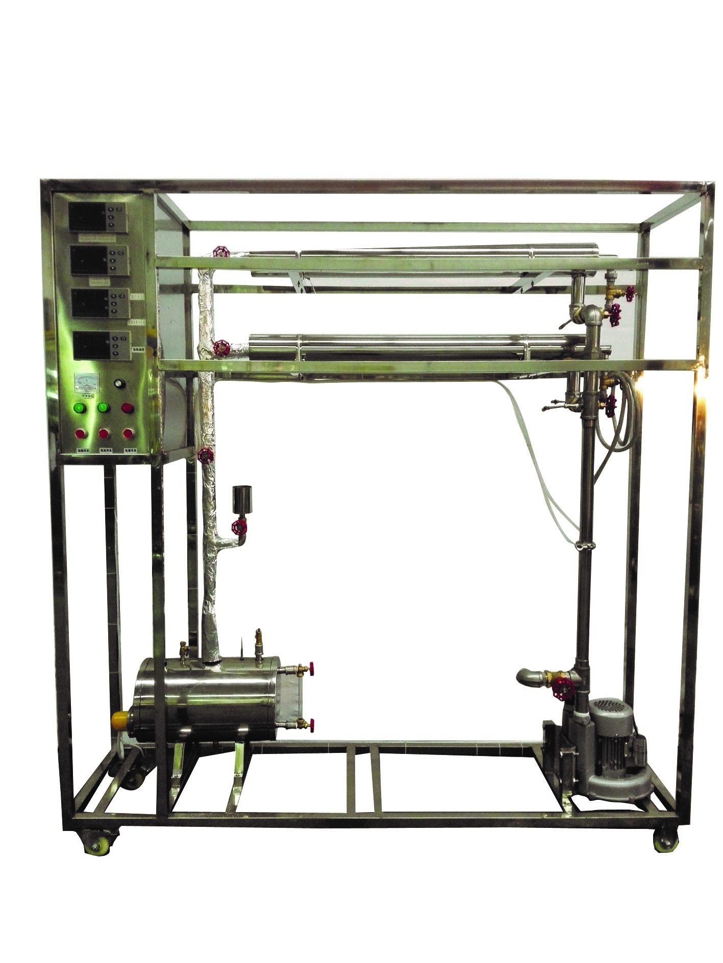 數(shù)字型空氣-蒸氣給熱系數(shù)測(cè)定實(shí)驗(yàn)裝置
