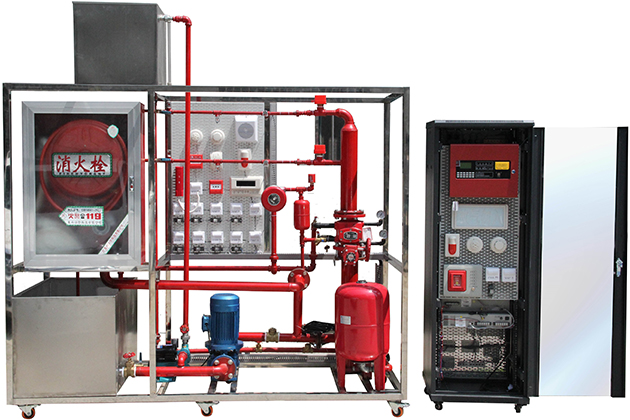 消防聯(lián)動控制中心及滅火系統(tǒng)實訓(xùn)裝置